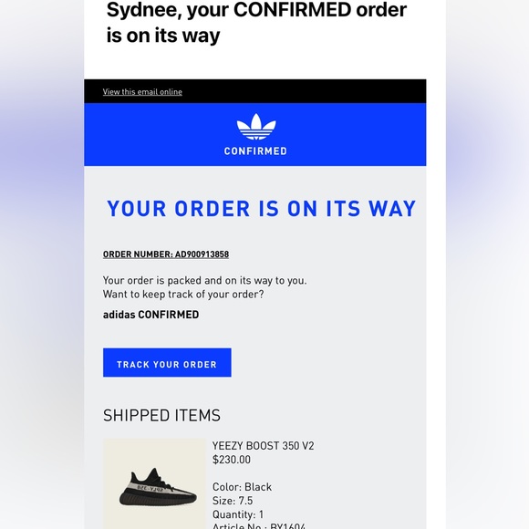 YEEZY Boost 350 V2 Black Oreo Sneakers